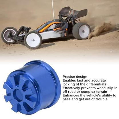 Differential Carrier, Improved Handling with Precise Locking, Aluminum RC Car Parts Housing Case for 1/10 Scale Vehicle Replacement, RC Enthusiasts, Racing and Off-Road Use - color: Blue