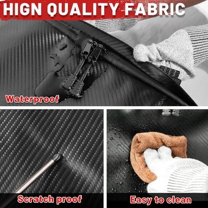 UTV Belt Bag SXS Universal Water Resistant Roll Bar Storage | Fit 1.75-2 In Rollbar; CVT Tool Organizer; Compatible with Maverick X3 Commander Defender Ranger RZR Talon Pionner All Model