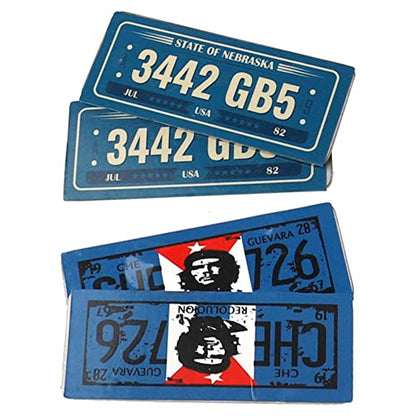 4PCS HIRCQOO Metal RC Car License Plate Kit Decorations Accessories Compatible with Traxxas TRX-4 Tamiya CC01 Axial SCX10 D90 1/10 RC Crawler Car (CHE726+3442GB5) - style: CHE726+3442GB5