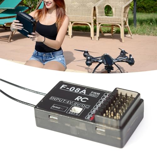 4/6/8CH Receiver Multiple Frequency F04A F06A F08A for Remote Models Enhances Stability and Easy Installation
