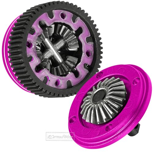 RC Gear Differential Upgrades Part for 1/10 Slash 2WD(VXL)/Stampede 2WD(VXL)/Bandit 2WD(VXL)/Rustler 2WD,Harden Steel w/Alloy Differential Transmissions,Replace #2388X,Pink - color: Pink(for 2wd)