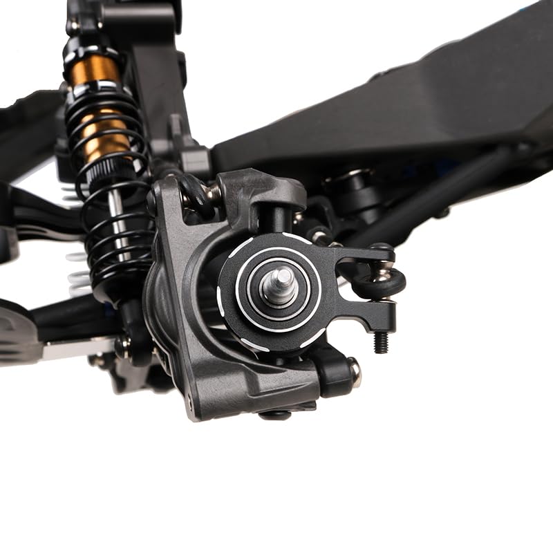 KYX Racing CNC Machined Aluminum Steering Knuckle Upgrades Parts Accessories for 1/10 RC Car Traxxas F150 Raptor R