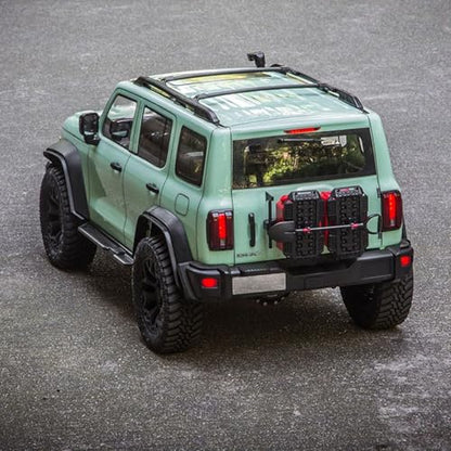TOUCAN RC HOBBY 1/8 Tank300 Competitive Edition Remote Control Rock Crawler AWD 2WD Metal Drive Shaft Threaded Coilover Shocks for Adult - color: Lgn