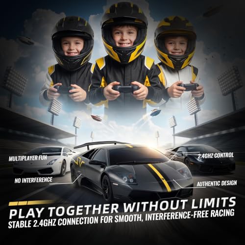 1:24 Official Licensed Lamborghini Murcielago LP670-4 Superveloce RC Car | Official Lamborghini replica,2.4G stable signal,rubber racing tires,ideal gift toy for boys ages 4-7, 8-12 and adults - color: Lambo-1:24 Lambo Murciélago Sv