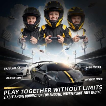 1:24 Official Licensed Lamborghini Murcielago LP670-4 Superveloce RC Car | Official Lamborghini replica,2.4G stable signal,rubber racing tires,ideal gift toy for boys ages 4-7, 8-12 and adults - color: Lambo-1:24 Lambo Murciélago Sv