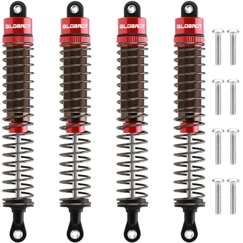 Adjustable RC Oil Shock Set for 1/10 RC Crawler SCX10 TRX4 D90,120mm | Aluminum Alloy & Nylon Material, Durable - size: 120mm