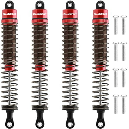 Adjustable RC Oil Shock Set for 1/10 RC Crawler SCX10 TRX4 D90,120mm | Aluminum Alloy & Nylon Material, Durable - size: 120mm