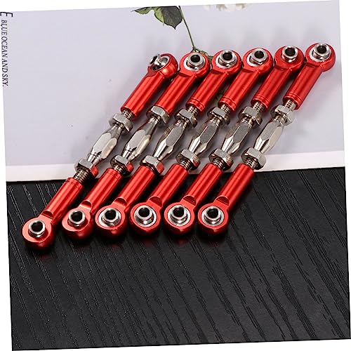 6pcs Adjustable Pull Rods Aluminum Turnbuckle Rod Linkage CNC Machined for Rc Car for Scale Hsp Racing Hpi Easy to Install
