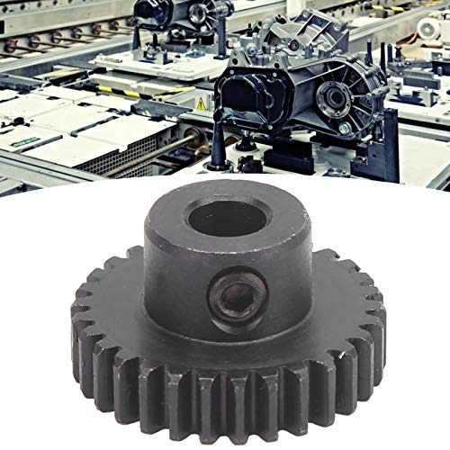 Steel Spur Gear, 0.8 Mod Spur Gear, 30 Tooth Steel Spur Gear Drive, 6mm D Bore, Industrial Hardware Part 4303 1006 0030, with Fine Craftsmanship, for RC Car Truck Gear Drive