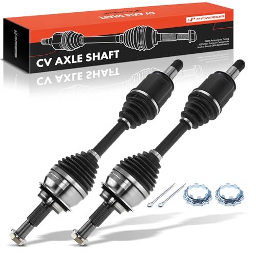 A-Premium Set of 2 Front CV Axle Shaft Assembly | Compatible with Toyota 4Runner 2003-2020, FJ Cruiser 2007-2014, Tacoma 2005-2020 & Lexus GX460 GX470, with Heavy Duty Boot - style: Front Driver and Passenger Side