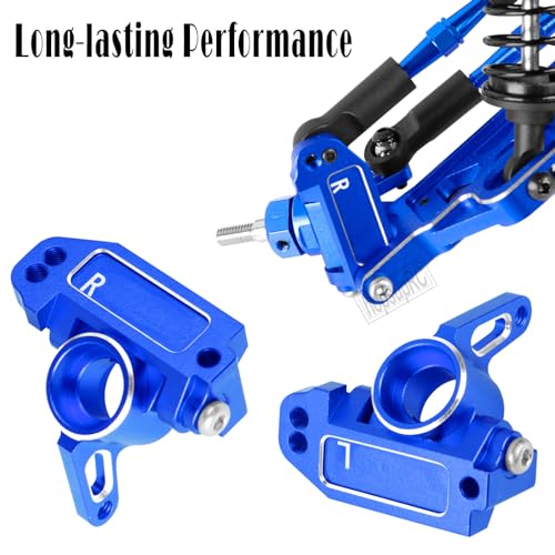 Upgrades Parts for 1/10 Slash VXL 2WD/Slash 2WD,Aluminum Front Rear Suspension A Arms & Caster Block&Steering Blocks&Rear Stub Axle Carriers,Navy Blue,(Only for Slash) - color: Blue(arm&caster Blocks Set)