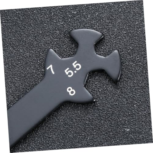 Multifunctional Rc Wrench Tool for Turnbuckles Black Rod Wrench for Rc Cars Handy Turnbuckle Adjustment Tool for Garage and Workshop Use