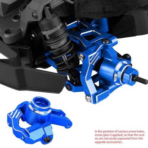 RC Upgrade Parts for Mini Rally VXL Ford RS200/Mini Slash 4X4,(108046-1)(108164-1),Drive Shaft CVD&Suspension Arms&Front Steering Block Knuckles&Rear Hubs&C-Hubs Caster Blocks,Navy Blue - color: Navy Blue(parts)