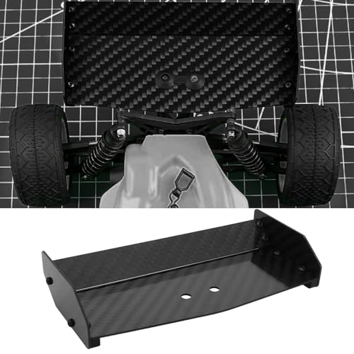 Carbon Fiber RC Rear Wing Compatible with Losi Mini-B 1/16 RC Truck Upgrade Parts