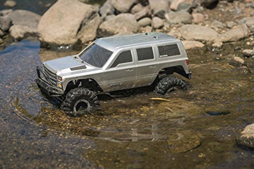 Redcat Racing Everest GEN7 Sport 1/10 Scale RC Rock Crawler 4x4 – 4WD RTR RC Truck with Steel Frame, Oil Shocks, Beadlock Wheels, Interco Tires, Waterproof ESC & Battery Included - Silver