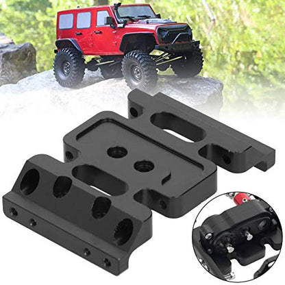 313mm Wheelbase Gearbox Chassis Frame, 1/10 RC Car Metal Upgrade Accessory, Aluminum Alloy Lightweight Base Support Plate with Anodized Finish for Remote Control Vehicles (Black) - color: Black