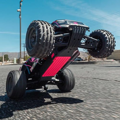 ARRMA RC Truck 1/10 VORTEKS 223S DSC 2WD RTR Brushless Stadium Truck, Pink, (Lipo Battery and Charger Not Included) ARA3505T3 - color: Pink