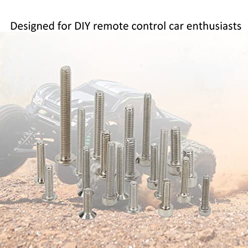 RC Car Stainless Steel Screws Kit Upgrade Pack for 1/5 Scale