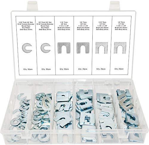 Swordfish 30410 - Universal Body Shim Assortment, 140 Pieces