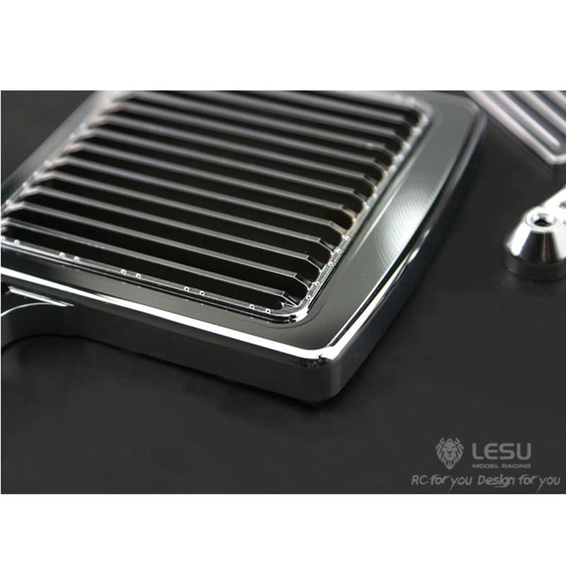 Metal US in Stock Front Net Bumper Compatible with DIY Lesu Rc 1/14 Tractor Truck Car