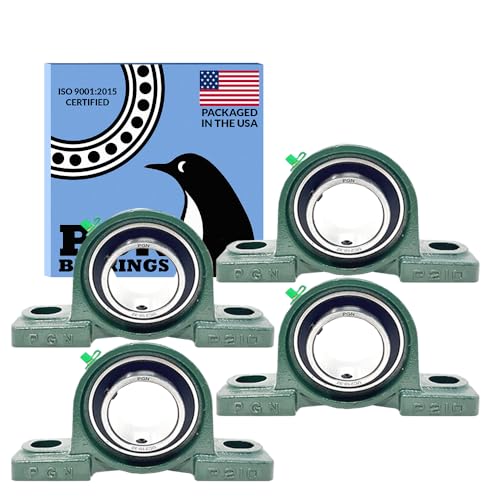 PGN UCP210-32 (4 Pack) Pillow Block Bearing - 2" Bore Self-Aligning - size: 4, style: UCP210-32