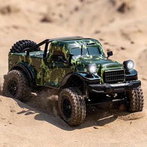 RC Truck Pickup Body Shell for 1/18 RC Crawler Car TRX4M Defender Bronco (Camouflage) - color: Camouflage