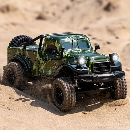 RC Truck Pickup Body Shell for 1/18 RC Crawler Car TRX4M Defender Bronco (Camouflage) - color: Camouflage