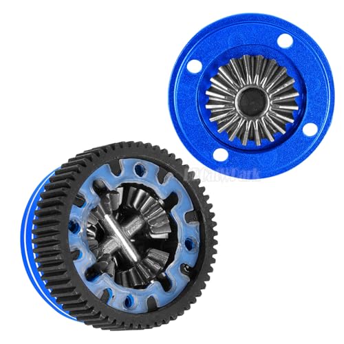 Complete Differential Assembly Upgrades Part for 1/10 Drag Slash C10 F0rd Mustang,(is Ready-toinstall in Any Magnum 272R Transmission) RC Steel Complete Diff Gear,Replace #9480,Navy Blue - color: Navy Blue - (Complete Differential Assembly)
