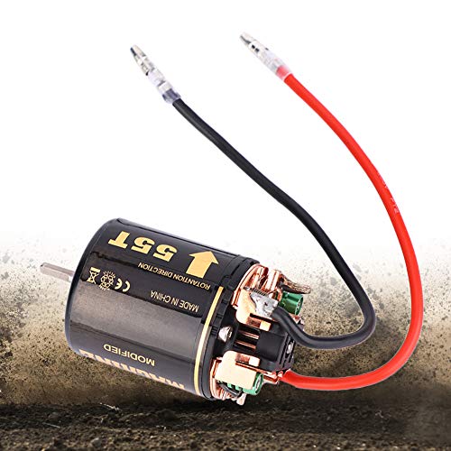 540 Brushed Motor, High Torque Crawler Performance 55T Electric Motor for Toy Big Trucks, Rock Crawling Models, Off-Road RC Cars