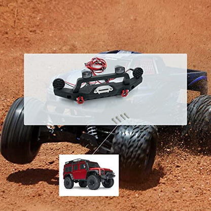 GoolRC RC Car Front Bumper RC Climbing Car Metal Front Bumper Compatible with 1/10 TRX4 Axial SCX10 90046 SCX10 III AXI03007 AXI03003 RC Car Accessory Parts