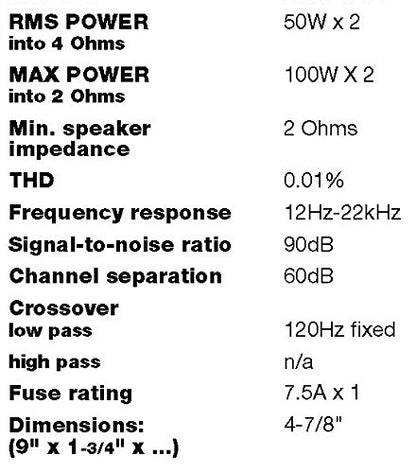 Sound Storm Laboratories EV2.200 2 Channel Car Audio Amplifier - 200 High Output, 2-8 Ohm Stable, High/Low Level Inputs, Hook Up to Subwoofer for Bass