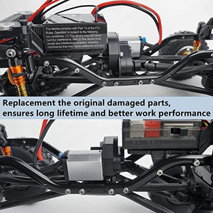 MORLORDY RC Metal Transmission Assembly Gearbox Case for 1/24 RC Crawler Car Axial SCX24 Upgrades Parts Accessories