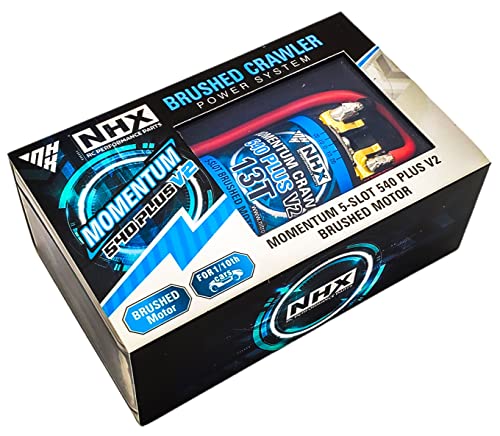 NHX RC Momentum 5-Slot 540 Plus V2 13T Brushed Crawler/Cars Motor