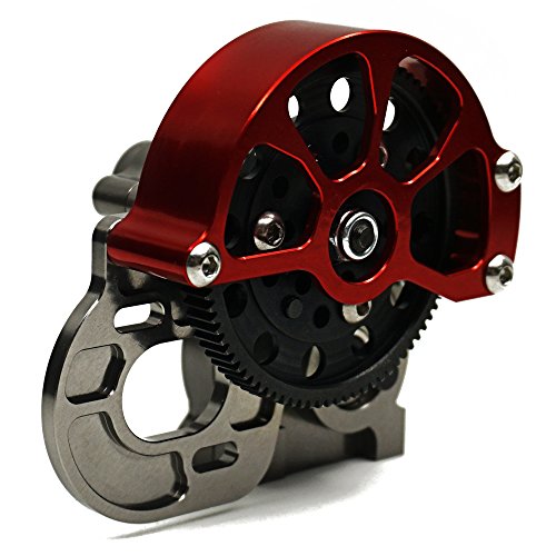 1/10 Scale RC Axial SCX10 Truck Full Metal Assembled Transmission Gearbox with Steel Gear Set