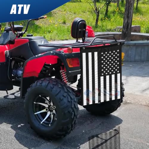 26''x22'' UTV ATV Mesh Trash Bag,Sak It Mesh Trash Bag for UTV,Universal UTV Trash Storage Sack Compatible With Polaris RZR,Can-Am,CFmoto,Teryx,Kawasaki,Golf Cart,Arctic Cat (American Flag) - color: American Flag