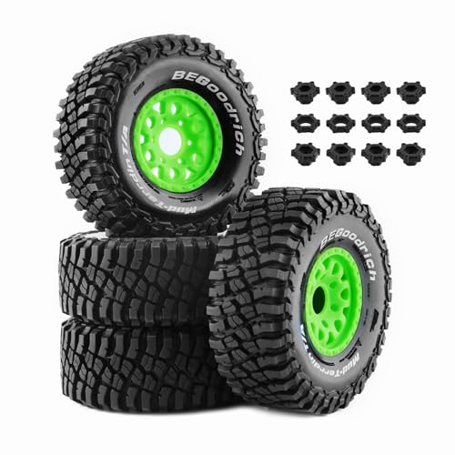 GLOBACT 1/7 1/8 RC Truck Tire & 12mm 14mm 17mm Hex for UDR Mojave FS 336184
