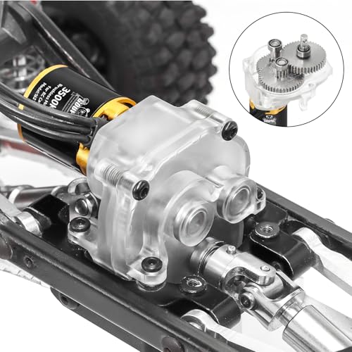 GOUPRC Upgrade 30A Brushless ESC & 1621 3500KV Outrunner Brushless Motor with Transmission Combo Kit for TRX4M 1/18 RC Car Crawler Buggy Truck - style: For TRX4M 1/18 Only