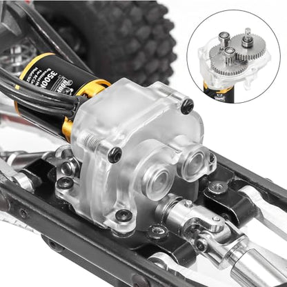 GOUPRC Upgrade 30A Brushless ESC & 1621 3500KV Outrunner Brushless Motor with Transmission Combo Kit for TRX4M 1/18 RC Car Crawler Buggy Truck - style: For TRX4M 1/18 Only