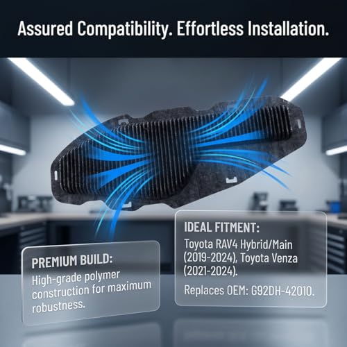 2PCS Car HV Battery Cooling Air Intake Filter Screen, OEM# G92DH-42010 Vehicle HV Engine Battery Air Filter, Automotive Accessories, Compatible with Hybrid Venza Prime