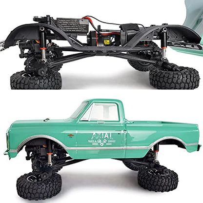 RC-Hub 4pcs Alloy Aluminum Shock Absorber Internal Spring Dampers Air Shock for 1/24 Axial SCX24 AXI90081 Deadbolt AXI00001 AXI00002 RC Crawler Car