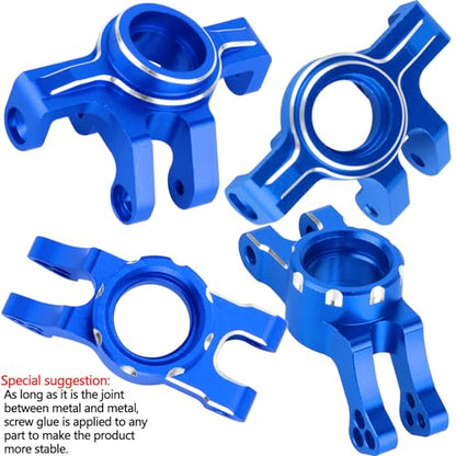 RC Upgrades Parts for 1/16 Mojave Grom 223S DSC 4X4 RTR,1/16 Mojave Grom 4X4 RTR,Front Steering Block Knuckles&Rear Hubs&C-Hubs Caster Blocks Hops Up,Replace ARA330841,Navy Blue - color: Navy Blue(upgrades Part)
