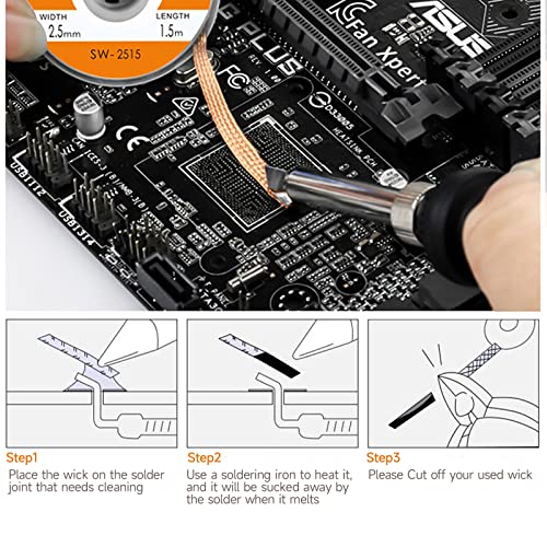TOWOT Soldering Iron Kit, Electronic Soldering Iron 60W Adjustable Temperature, Deoldering Pump, Tin Wire, Solder Wick, Tweezers, Soldering Iron Tips Set, Soldering Iron Stand, Wire Strippers - style: Set A