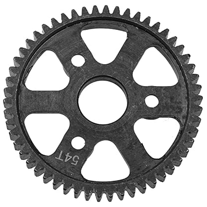 Steel Spur Gear M0.8 32P Main Gear Compatible with Traxxas 1/10 Slash Stampede Rsutler 4X4 RC Car Upgrade Part (52T) - color: 53t