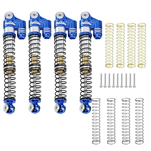 Powerhobby 1/24 Axial SCX24 Aluminum 58mm Long Travel Shocks (Blue) - color: Blue