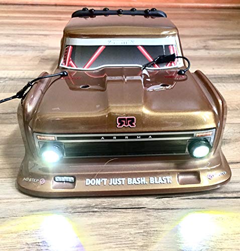 RC LED LIghts Brake Lights Headlights HD Eliminator Infraction Felony Typhon Limitless Outcast Senton Universal White and Red HD LED Lights HD2W2R