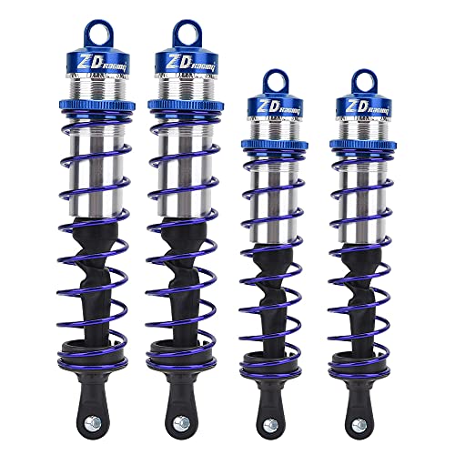 Adjustable Shocks, High-Performance Metal Oil Pressure Front and Rear Damper for 1/8 Scale RC Car, Damping System for Beginner to Pro Racers Off-Road Track and Daily Practice