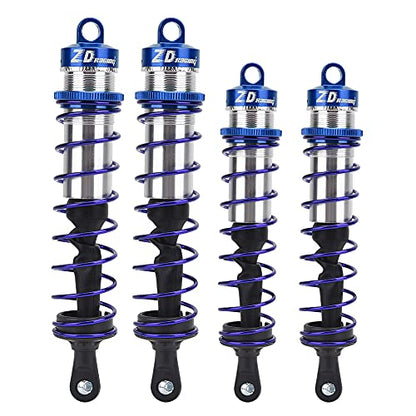 Adjustable Shocks, High-Performance Metal Oil Pressure Front and Rear Damper for 1/8 Scale RC Car, Damping System for Beginner to Pro Racers Off-Road Track and Daily Practice