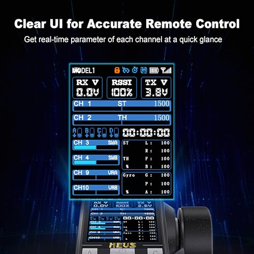 MEUS RACING Transmitter and Receiver Black+ MB24 SCX24 Body