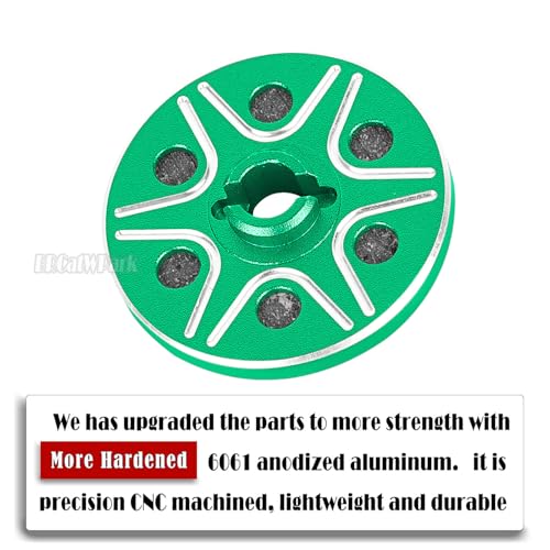 RC 50T Spur Gears 0.8Mod Upgrades Part for 1/10 Slash 2WD (VXL)/Rustler 2WD (VXL)/Stampede 2WD (VXL)/Bandit 2WD (VXL),RC Steel Metal Extra-Heavy Slip limiting Clutch,Green - color: Green - (50t)