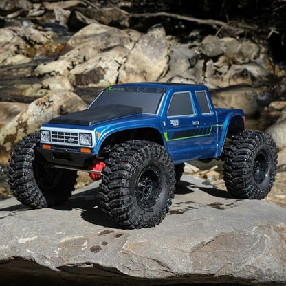 Axial RC Truck 1/10 SCX10 III Coyote 4X4 RTR Brushed Rock Crawler, Blue, AXI-2036T2 (Battery and Charger Not Included) - color: Blue